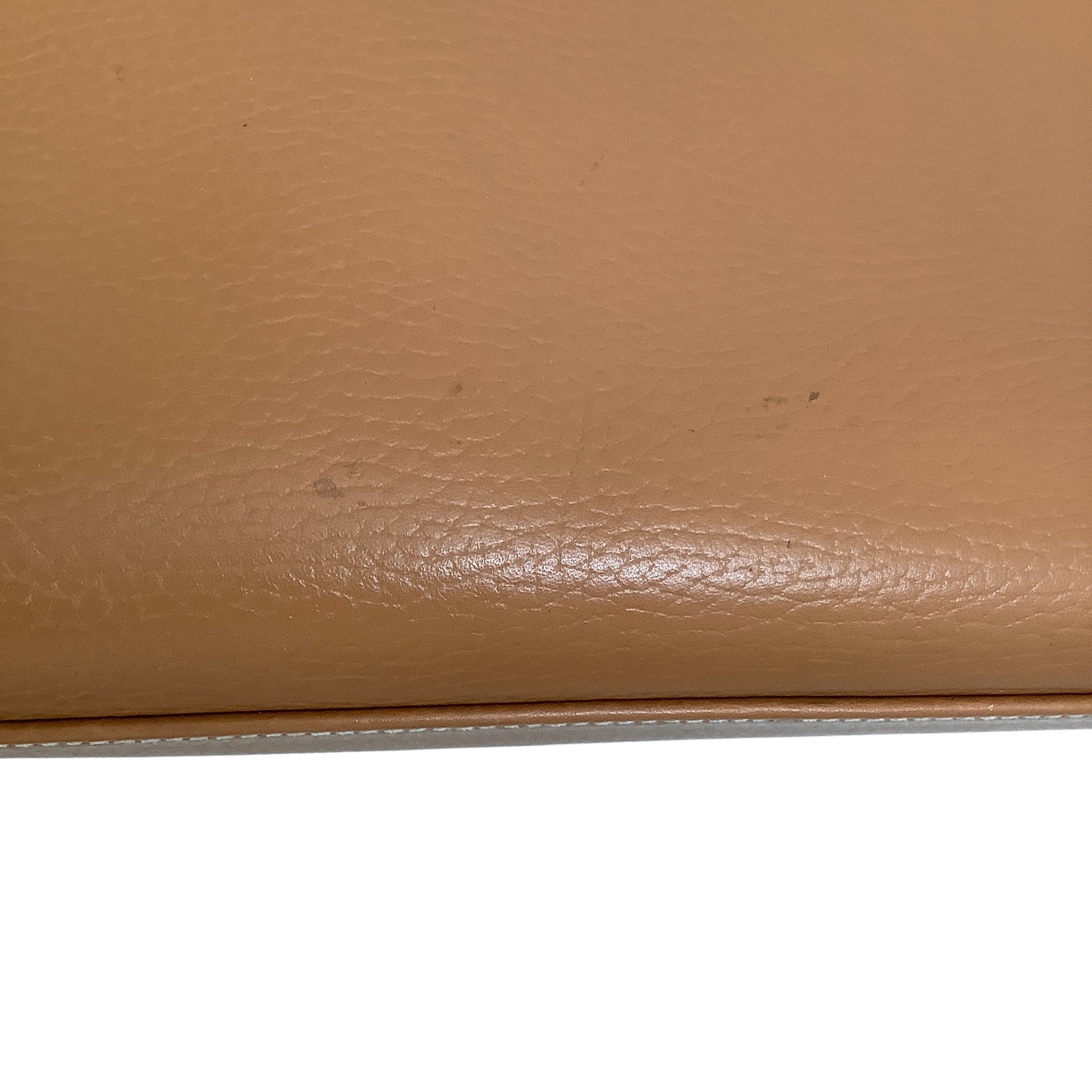 Hermès Kelly 35 Clemence Tan Leather Satchel