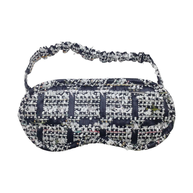 Chanel Black/White Tweed Sleep Mask – Roundabout Resale Couture
