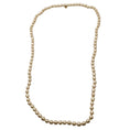 Load image into Gallery viewer, Chanel Champagne Vintage 1981 Chunky Pearl Long Necklace
