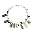 Load image into Gallery viewer, Chanel Silver 2006 Cruise Collection Enameled Charm Necklace
