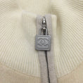 Load image into Gallery viewer, Chanel Sleeveless Zip Up Ivory/Beige Sweater
