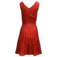 Load image into Gallery viewer, ALAÏA Red / Black Cut-out Detail Sleeveless Knit Cocktail Dress
