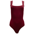 Load image into Gallery viewer, ALAÏA Raspberry Red Sleeveless Knit Bodysuit Tank Top/Cami
