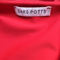 Load image into Gallery viewer, Saks Potts Yasmin Red Shimmer Long Sleeved Midi Dress
