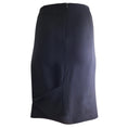 Load image into Gallery viewer, Giorgio Armani Black Draped Silk Crepe Skirt
