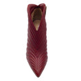 Load image into Gallery viewer, Gianvito Rossi Syrah Red Eiko Quilted Leather Ankle Boots/Booties
