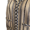 Load image into Gallery viewer, Chanel Beige / Navy Tweed Sequined Vest
