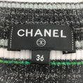 Load image into Gallery viewer, Chanel Black / Green / Gray Striped Tee Shirt
