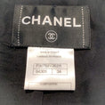 Load image into Gallery viewer, Chanel Black Mandarin Collar with Camellia Buttons Jacket
