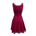 Load image into Gallery viewer, ALAÏA Raspberry Sleeveless with Cut Out Hem  Dress
