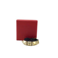 Load image into Gallery viewer, Valentino Black Gold Large Rockstuds Bracelet
