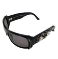 Load image into Gallery viewer, Chanel Black Crystal Bijou Numero 1 Sunglasses
