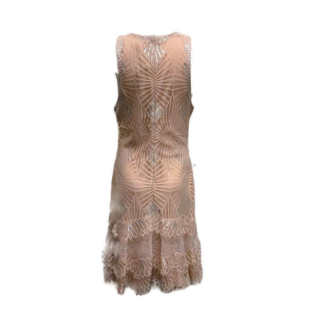 Jonathan Simkhai Nude/Silver Lace Dress
