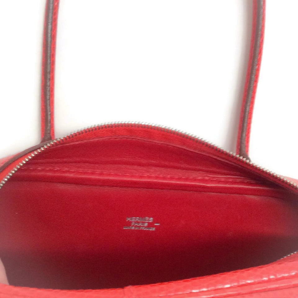 Hermès Plume 20 2006 Rouge Veranus Niloticus Satchel