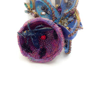 Erickson Beamon Purple / Blue / Multi Flower and Insect Bracelet
